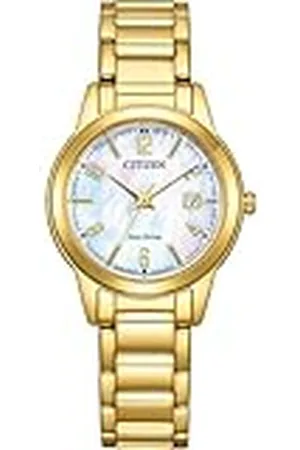 Citizen FE1242-78D - Reloj analógico de Cuarzo para Mujer con Correa de Acero Inoxidable, Pulsera
