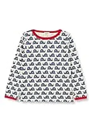 loud + proud Camiseta de Manga Larga con impresión de Caracol, Certificado Gots, , 98-104 Unisex niños