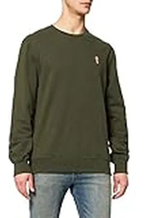 UNKNOWN Revolution 2055 Sudadera para Hombre, Army-Mel, L, , L