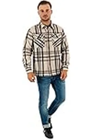 Schott NYC SHCARL4 Camisa de Vestir, , L para Hombre