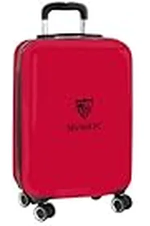 Safta Sevilla FC - Trolley de Cabina 20 Pulgadas, Maleta con Ruedas, Candado de Seguridad, Maleta Ligera, 34.5x20x55 cm