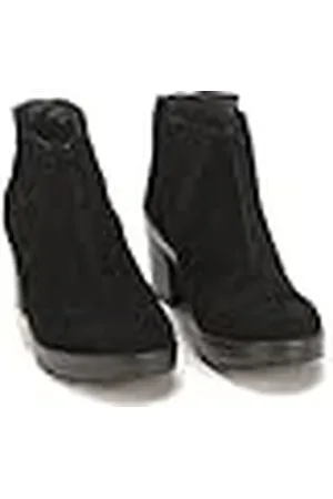 Pieces® Psudele Suede Boot Black Noos, Botas sin Cordones Mujer, , 39 EU