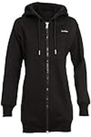 Winshape Lange, Kuschelige Hoodie-Jacke J006 mit 2-Wege-Zipper Sudadera con Capucha, , XS Mujer