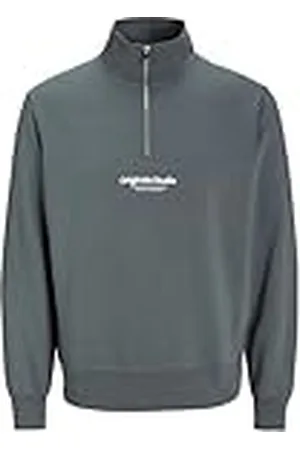 JACK & JONES Sweat Quarter Zip Jorvesterbro-Sudadera con Cremallera H.N PLS, , XXXXXL para Hombre