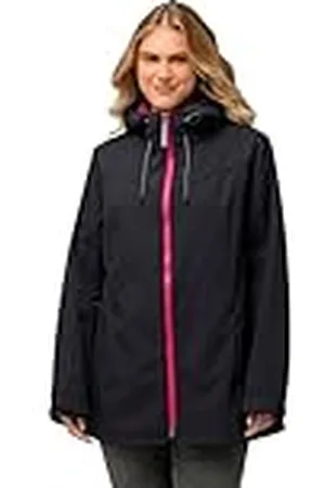 Ulla Popken Softshelljacke mit Kontrast-Bonding Chaqueta, , 44-46 para Mujer