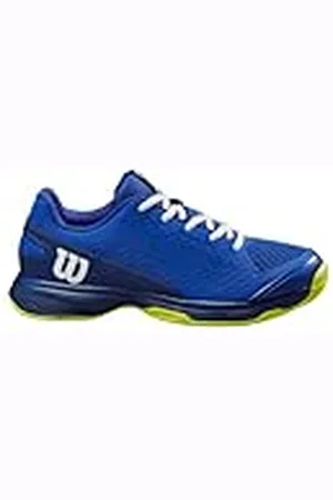 Wilson Rush Pro, Tennis Shoe, Bluing/Blue Print/Safety Yellow, 28 EU