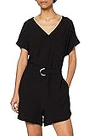 Urban classics Mono Corto de Viscosa para Mujer Camiseta, , S