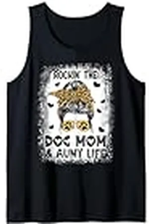 Generic Dog Mom Aunt Life Cute Dog Lover Día de la Madre Tía Camiseta sin Mangas