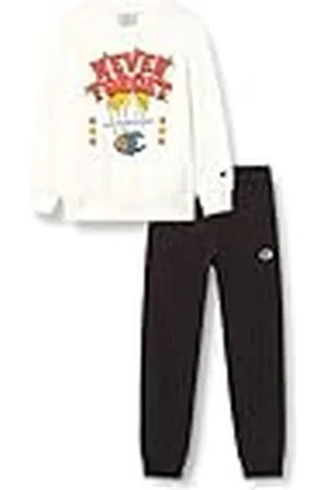 Champion Legacy Play With Graphics B (306914) - Chándal de forro polar Powerblend compacto, ultraligero y suave, con cuello redondo