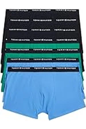 Tommy Hilfiger Niño Calzoncillos Tipo Bóxer Trunks Ropa Interior, Multicolor (Des Sky/Oly Gr/B Spell), 6-7 Años