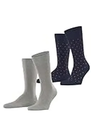 ESPRIT Fine Dot Multipack M So algodón estampados 2 pares, Calcetines Hombre, , 39-42