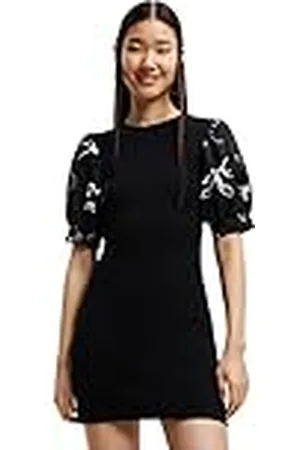 Desigual Vest_Kassandra, 2000 Black Vestido Informal, , XL Mujeres