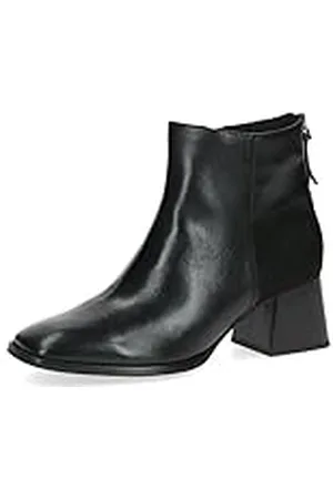 Caprice 9-25343-41, Botines de tacón con cordones para Mujer, Negro (Black Comb), 38 EU