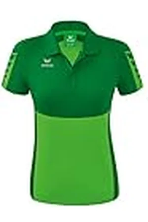 Erima Mujer Six Wings Camisa Polo, Green, 38