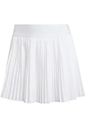 adidas Mujer Club Pleated Climacool Tennis Skirt, White, XL