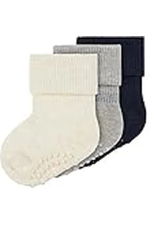 NAME IT NBNNEEL Non Sock 3P Noos Calcetines, , 50/56 para Bebés