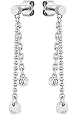 HUGO BOSS Jewelry Pendientes Colgantes para Mujer Colección IRIS en Acero Inoxidable con Cristales - 1580332