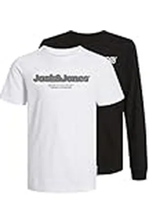JACK&JONES JUNIOR Jorlakewood Branding tee Mix Jnr 2pk MP Conjunto Camiseta de Manga Larga, , 116 cm para Niños