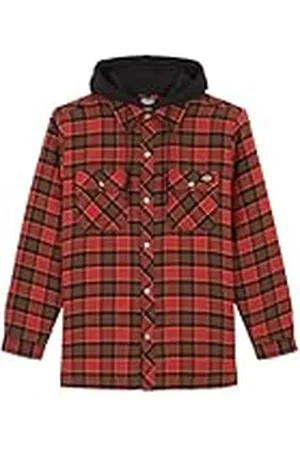 Dickies CAMISA DE FRANELA CON CAPUCHA Y FORRO POLAR JACK RELAXED