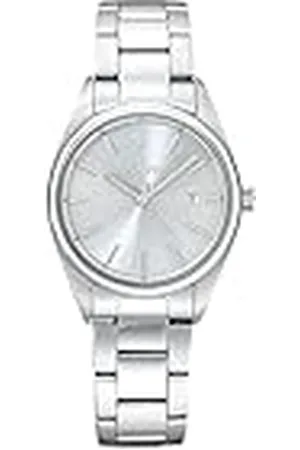 QS by s.Oliver Reloj de pulsera señoras reloj de cuarzo analógico, con brazalete de acero inoxidable, , 3 bar resistente al agua, viene en caja de regalo reloj