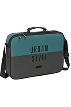 Safta M385 642517385, Urban Style-Cartera Extraescolares, Maletín Portatodo, Bandolera, Cómoda y Versátil, Calidad y Resistencia, 38x6x28 cm, Color Unisex niños, , M