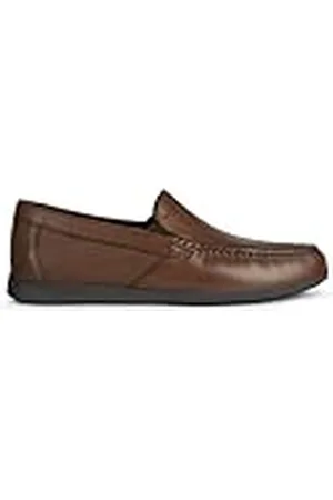 Geox U Sile 2 Fit B, Mocasines para Hombre, Marrón (Lt Brown) , 43.5 EU