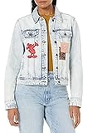 Desigual Chaq_Patch Mi, 5053 Denim Chaqueta, , S para Mujer