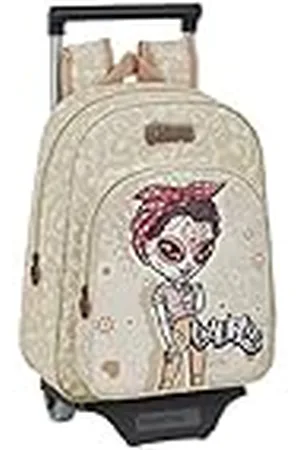 Safta Mochila Infantil de Catrinas Maya, Laura y María con Carro 705, 260x110x340mm
