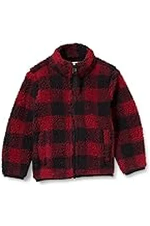 Amazon Chaqueta con Cremallera Completa con Forro Polar y Sherpa Niño, , 2 años