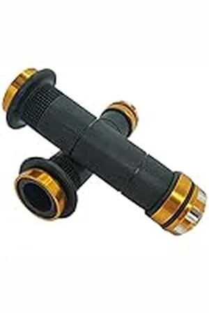 ONE By Camamoto cód. 77344315C - Juego de 2 puños Sweet Color Negro/Dorado, compatibles con Moto y Scooter, con Agarre óptimo, Producto de fácil instalación, diámetro Izquierdo 22 mm/DX 25 mm –
