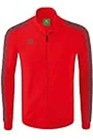 Erima Hombre Essential Team Chaqueta Tracktop, rojo, L