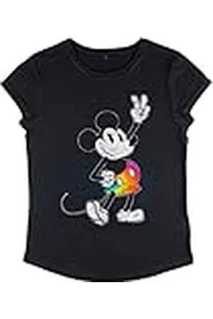 Disney Classic-Camiseta de Manga Larga para Mujer con diseño de Mickey, , M