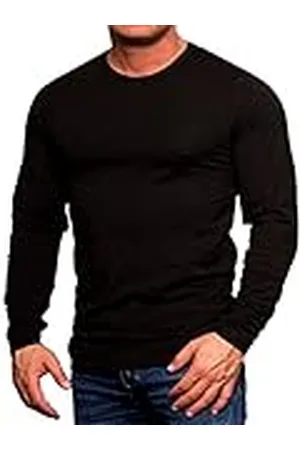JACK & JONES Camiseta básica de Cuello Redondo para Hombre Jersey de Manga Larga Delgada JJEBASIC, Color: , Talla Sudadera:M