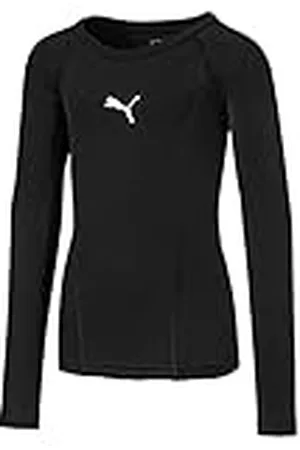PUMA 655921 05, Camiseta de Manga larga Infantil, Negro ( Black), 164