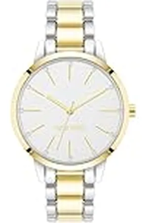 Nine West Reloj de Pulsera con Detalles de Cristal Genuino para Mujer
