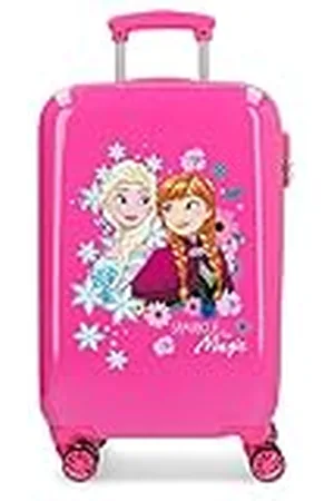 Disney Frozen Sparkle Like Magic Maleta de cabina 37x55x20 cms Rígida ABS Cierre combinación 33L 2,6Kgs 4 Ruedas Dobles Equipaje de Mano