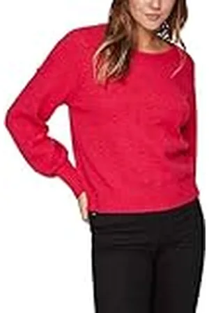 VILA Vituli L/S O-Neck Knit Top/Su/PB Jersey de Punto, Rosa, S para Mujer