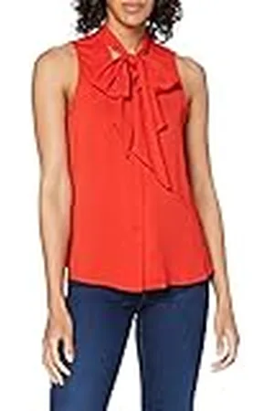 Closet Closet Sleeveless Pussy Bow Blouse Blusa, , 38 (Talla del Fabricante: 10) para Mujer