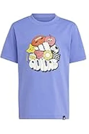adidas Unisex niños Fun Graphic T-Shirt, , 7-8 Years