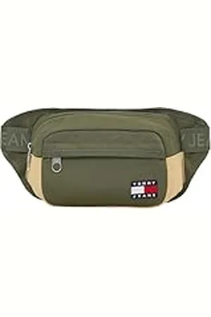 Tommy Hilfiger Riñonera Hombre Daily Deportivo, Verde (Pewter Green), Talla Única