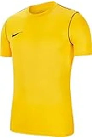 Nike BV6883-719 M NK DF PARK20 Top SS Sweatshirt Hombre Tour Yellow/Black/(Black) Tamaño L