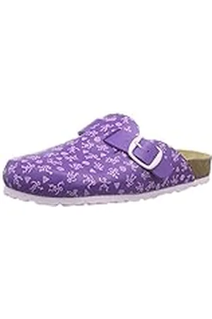 LICO Bioline Clog Kids, Zuecos, Lila/Rosa, 36 EU