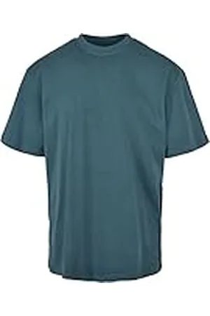 Urban classics Camiseta básica de Manga Corta de Hombre, Cuello Redondo Normal, de algodón Grueso, Largo Oversize, Distintos Colores, Tallas S-6XL