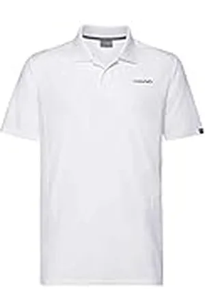 Head Club Tech Polo Shirt B, Camisa de Polo Unisex Niños, White, Medium