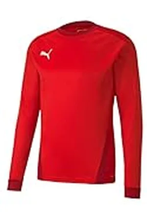 PUMA TeamGOAL 23 Jersey LS Shirt, Hombre, Red-Chili Pepper, L