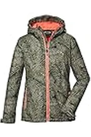 Killtec Nina Chaqueta softshell/chaqueta outdoor con capucha KOS 346 GRLS SFTSHLL JCKT, light olive, 140, 41888-000