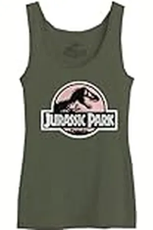 Jurassic Park Wojupamtk011 Camiseta sin Mangas, , XXL para Mujer