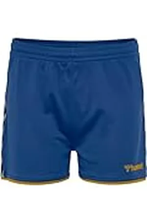 Hummel HmlAUTHENTIC Poly Shorts Woman Color: True Blue/Sports Yellow_Talla: S