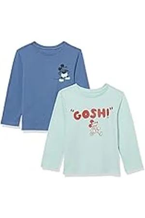 Amazon Disney | Marvel | Star Wars Camisetas de Manga Larga Niño, Pack de 2, , 2 años
