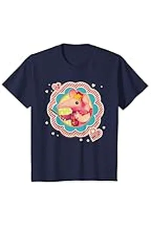 Clangers Niños Tiny Clanger para dirigir música, estampado de cuadros vichy, retro para niños Camiseta